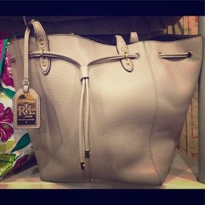 Ralph Lauren’s leather tote